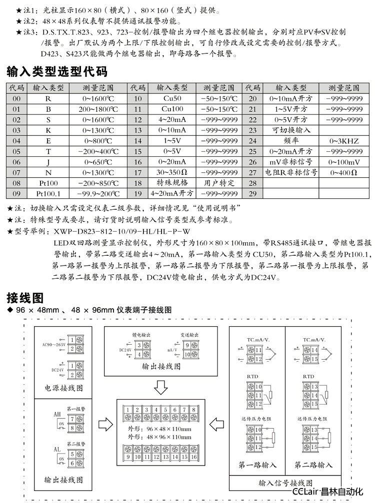 XWP-D723 数显控制仪 