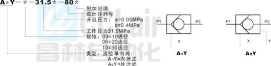 A1Y-03 A2Y-03 A1Y-06 液控单向阀