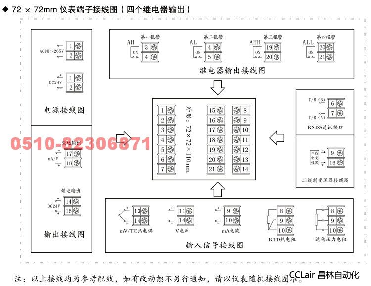 数量显控制仪 XWP-T80 