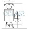 GD-J50，GD-J63，GD-J80，GD-J100，高真空挡板阀