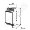 MDW5-4R, RS-485/RS-422用 全双工避雷器