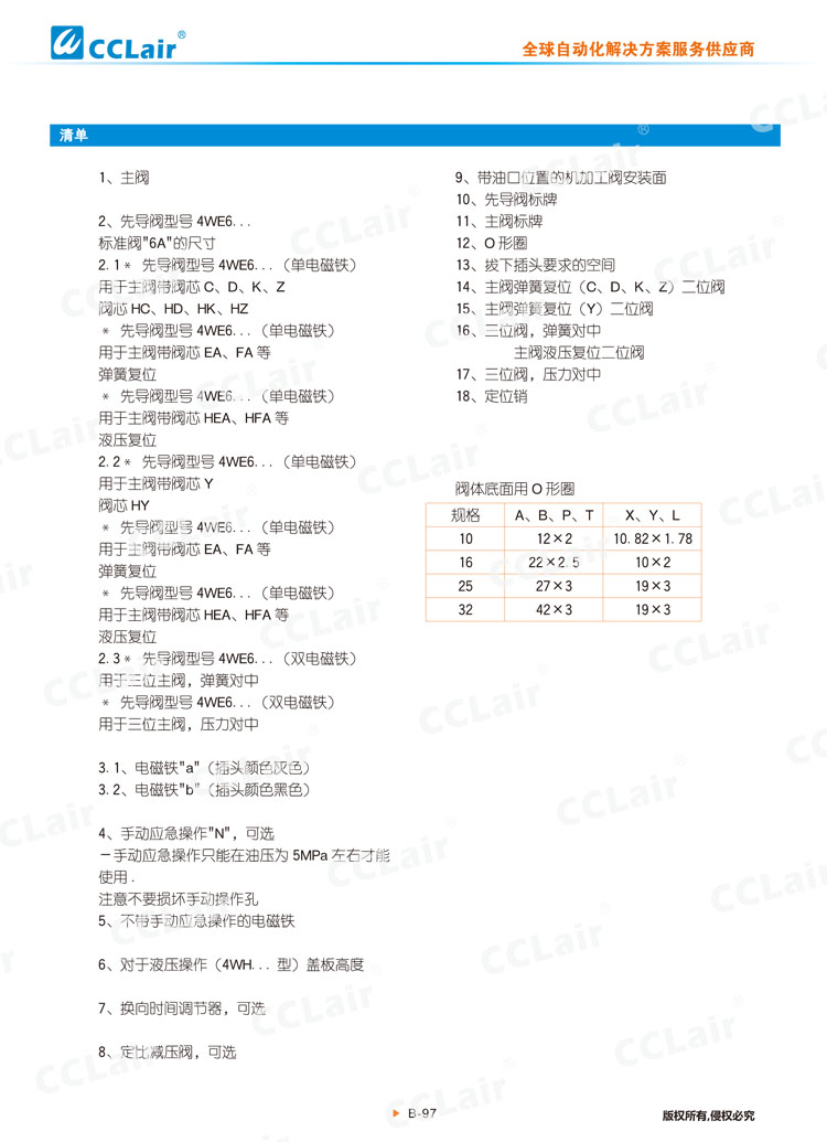 WEH,WH型电液换向阀,液控换向阀-19 