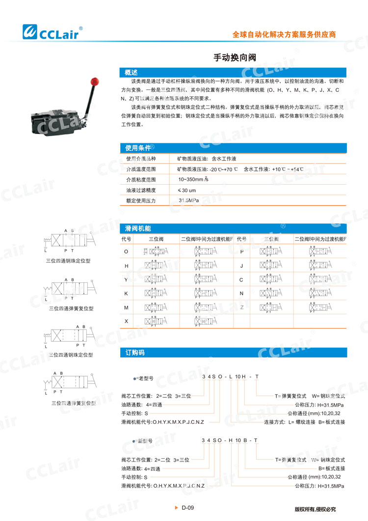 手动换向阀