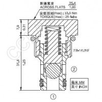 Northman台湾北部精机,单向阀CV10-20-05-N,CV10-20-05-V,CV10-20-30-N,CV10-20-30-V,CV10-20-50-N,CV10-20-50-V
